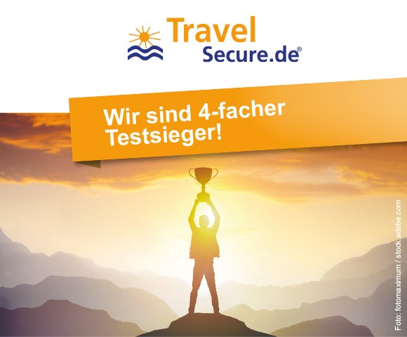 Travel Secure 4-facher Testsieger